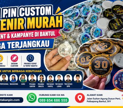 Bikin Pin Custom di Bantul